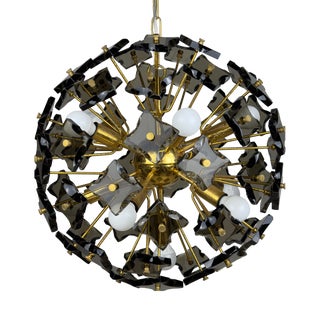 Mid-Century Sputnik Chandelier from Fontana Arte, Italy 1970s For Sale