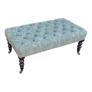 George Smith Tufted Ottoman Bench For Sale