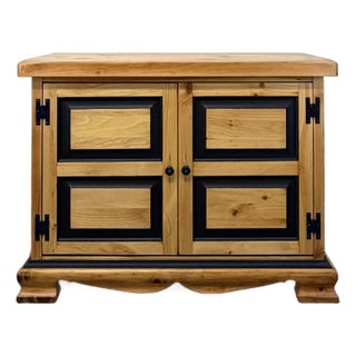 Pine Console Cabinet For Sale