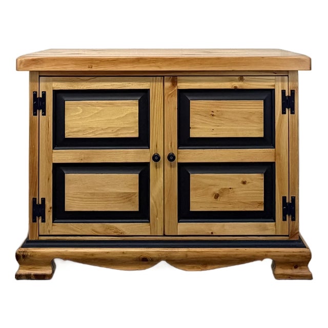 Pine Console Cabinet For Sale