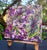 Contemporary Flourish-Charles-My Front Yard, Florida by Amanda Seckington | Acrylic & Oil Painting of an eye surrounded by plants For Sale - Image 3 of 4