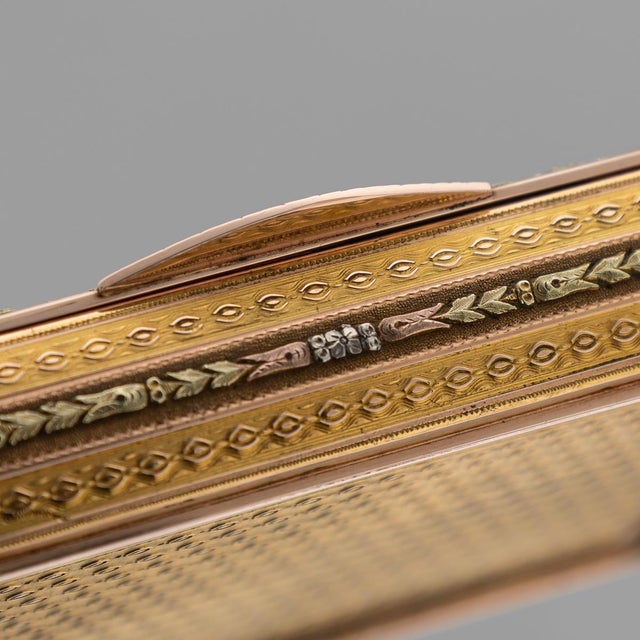 Antique German 3-Colour Gold Snuff Box, Hanau, 1850s For Sale - Image 16 of 18