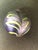 Orient & Flume Signed Spider Art Glass Paperweight 1979 Iridescent Blue For Sale In Savannah - Image 6 of 8