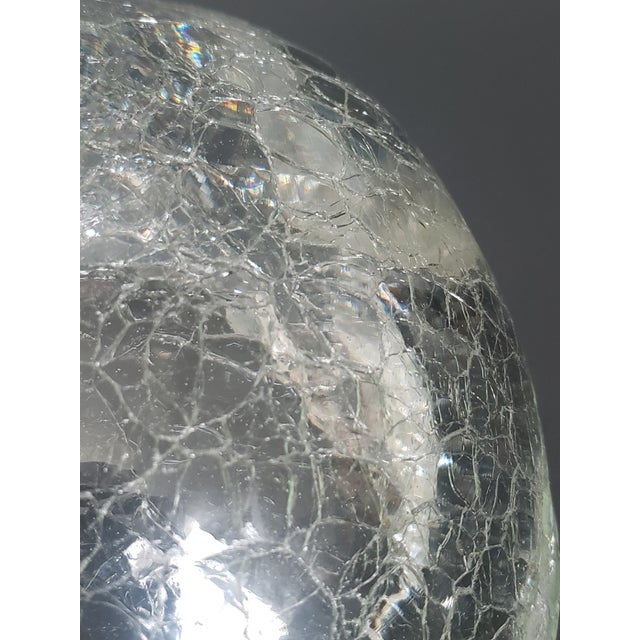 1980s Renato Anatra Murano Ghiacciato Glass Bowl For Sale - Image 10 of 12