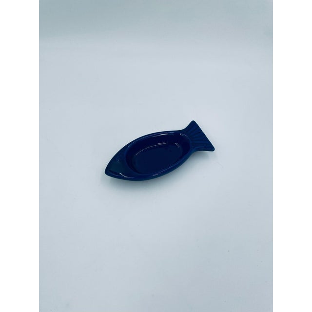 Ceramic Vintage Small Fish Ceramic Bowl, 1985 For Sale - Image 7 of 7