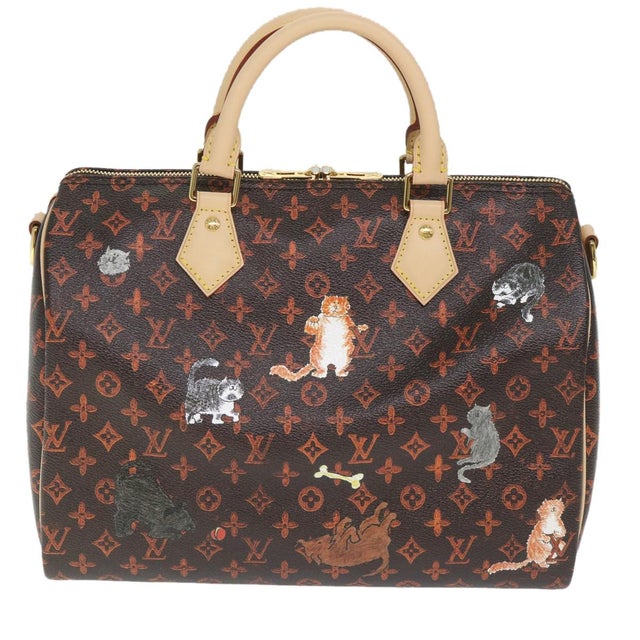 Louis Vuitton Catgram Speedy Bandouliere 30 Hand Bag Brown M44401 