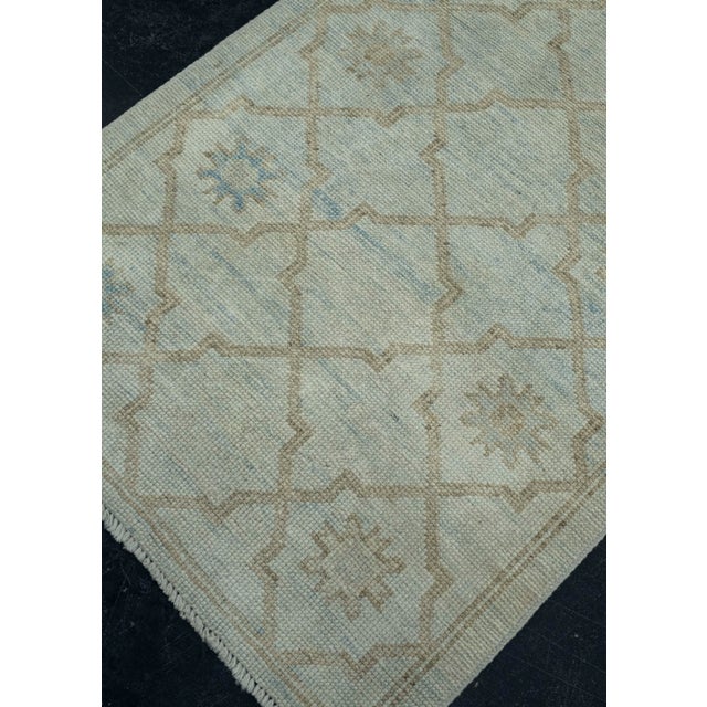 Turkish Turkish Oushak Rug 2'11" x 8'2" #17830 For Sale - Image 3 of 8