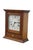 Vintage Mission Arts & Crafts dresser, table top or mantel clock. Made from oak with a lower drawer. Features quartz...