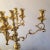 Large 1940s Brass Candelabra for Seven Candles For Sale - Image 4 of 7
