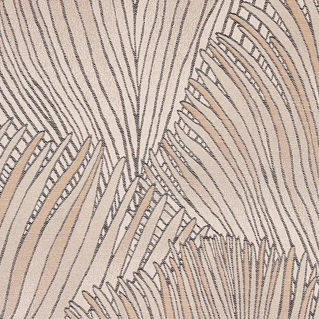 Art Deco Sample - Schumacher Fondale Fabric in Ivory For Sale - Image 3 of 4