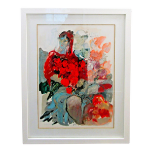 Huge Lea Avizedek La Maitresse the Mistress Signed and Numbered Framed Serigraph