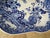 Chinoiserie 19th Century Bowl Blue and White Devonian Shape Bowls- Pair of 2 For Sale - Image 3 of 10
