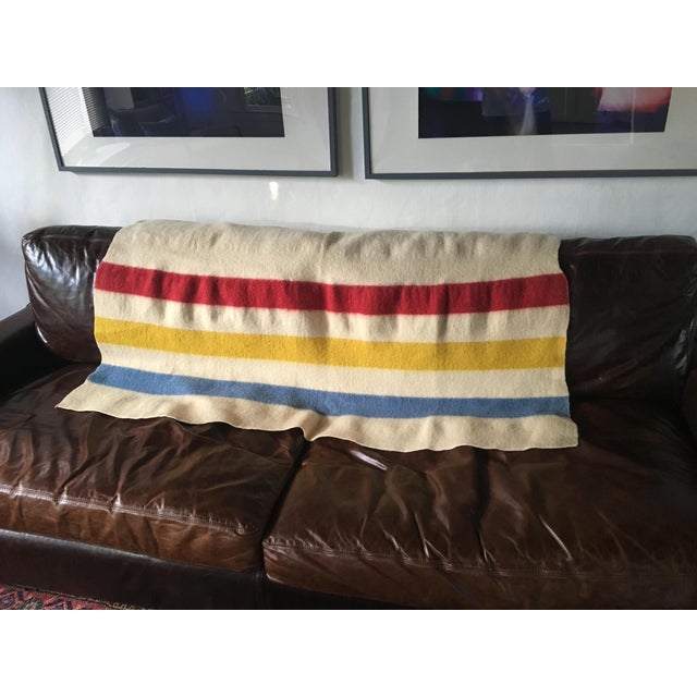 Vintage Hudson Bay Wool Camp Blanket Chairish