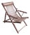Bamboo and Wooden Slats Deck Chair, 1970s For Sale
