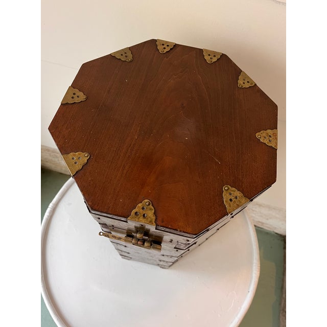 Mid 20th Century Korean Hat Box Side Table Chairish
