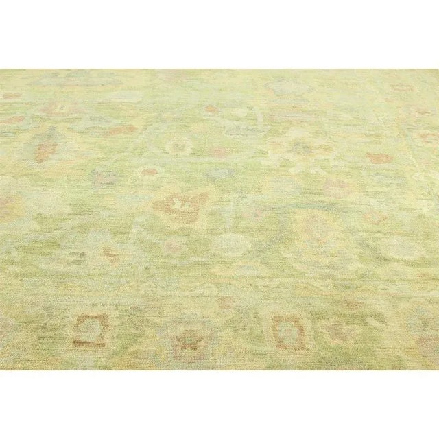 1990s Persian Handwoven Sultanabad Area Rug 12'9" X 32'5" For Sale - Image 5 of 13