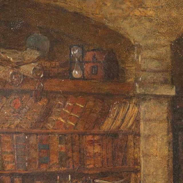 Brown Jeno Chemendy, Untitled, Oil on Canvas, Framed For Sale - Image 8 of 13