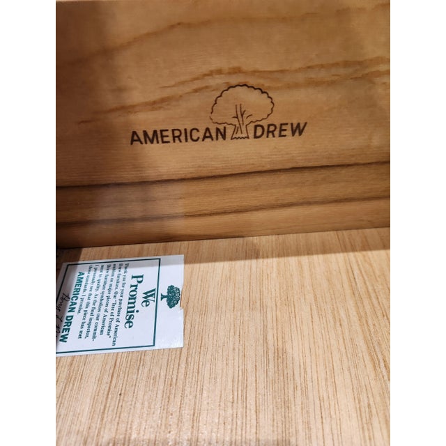 Vintage American Drew Cherry Grove Armoire For Sale - Image 9 of 13