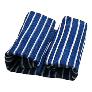 African Fragment of Indigo Cloth - Mossi Tribe Burkina Faso 64" by 23" W