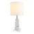 Art Deco Table Lamp Stacked Geometric Crystal Cubes For Sale