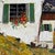 "Mountain Chalet" Original Wall Art Composition of Decorative Plates Painting Installation - Set of 8 For Sale - Image 17 of 18