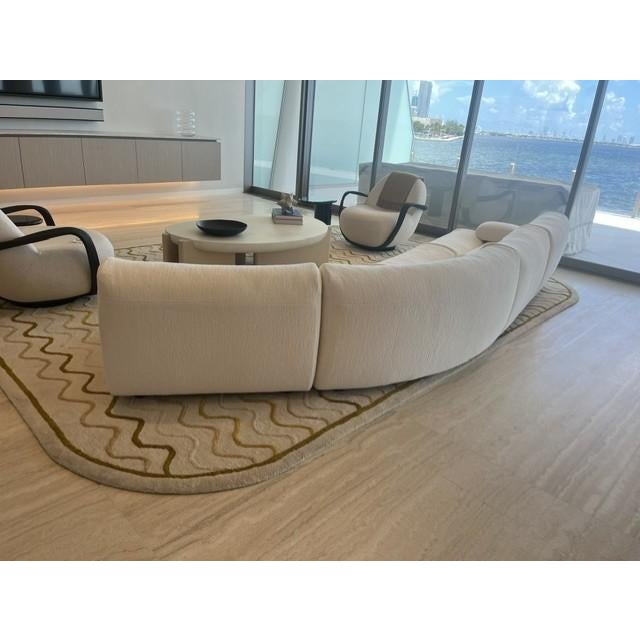 Poliform Poliform Ernest Rounded Sofa - Pristine For Sale - Image 4 of 8
