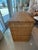 Wood Vintage Coastal Italian Wrapped Woven Rattan Cane Wicker Desk Drawers & Chair For Sale - Image 7 of 12