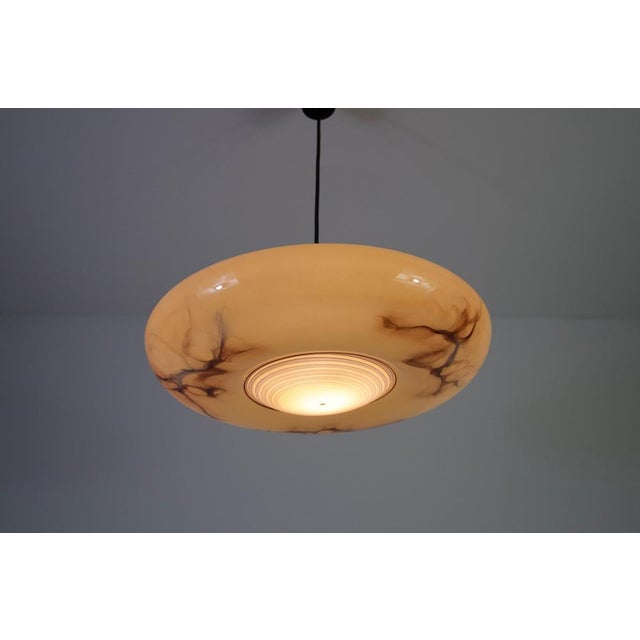 Art Deco Glass Lamp, Germany, 1930s For Sale - Image 9 of 11