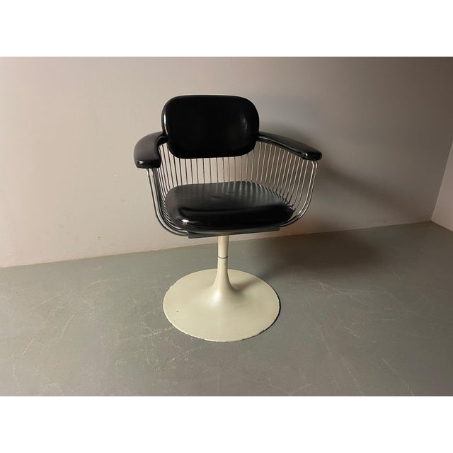 Rudi Verelst Mid-Century Modern Belgian Swivel Armchair by Rudi Verelst for Novalux, 1970s For Sale - Image 4 of 13