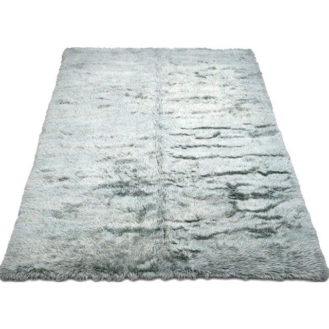 1990s Contemporary Turkish Shag Rug For Sale - Image 5 of 7