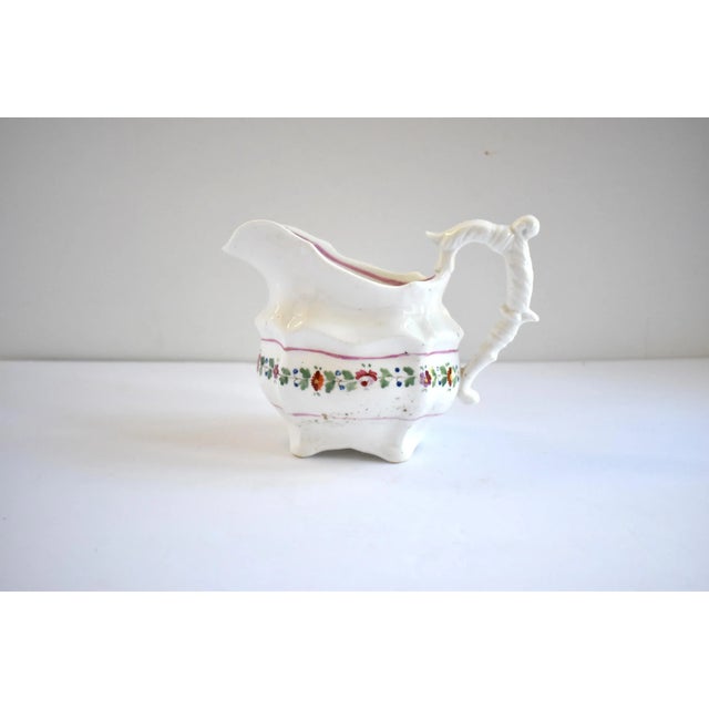 Early 19th Century Antique Georgian Staffordshire Pink Luster Pitcher For Sale - Image 5 of 11