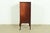 Antique Victorian Carved Inlaid Mahogany Music Cabinet, Circa 1900 For Sale - Image 13 of 15
