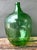 Vintage Green Glass Demijohn Bottle For Sale - Image 11 of 14