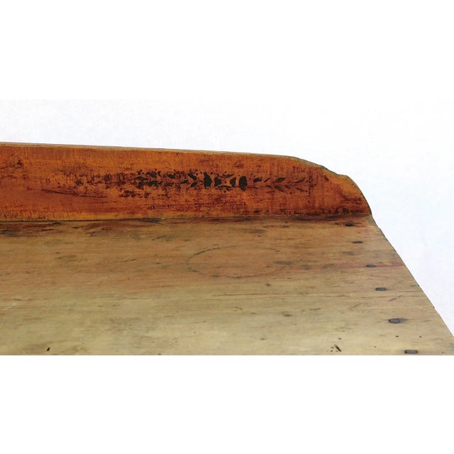 American Mid-19th Century American Country Stenciled Pie Safe For Sale - Image 3 of 7