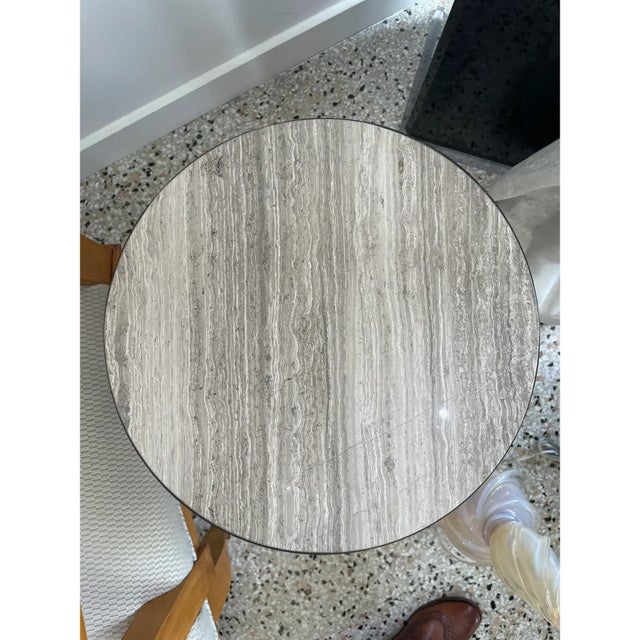 1990s Marble Top Side Tables 1990s - A Pair For Sale - Image 5 of 18