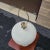 1980s Bon Art Postmodern White Plaster Table Lamp For Sale In Philadelphia - Image 6 of 9