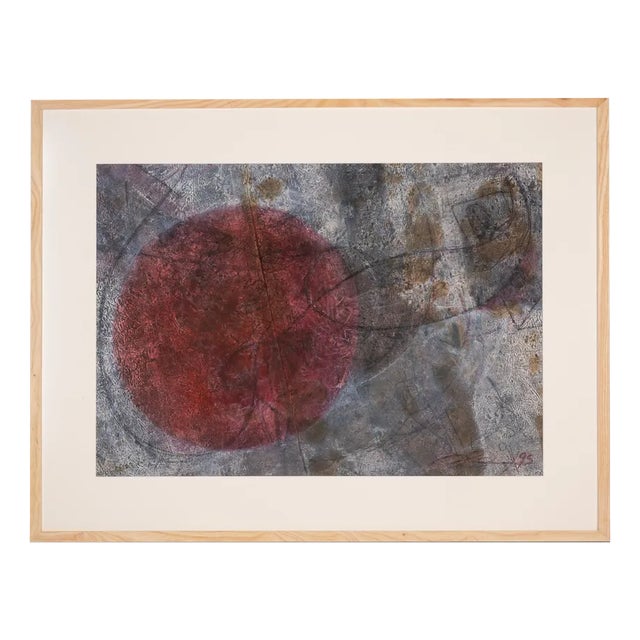 Flight in the Sun, Mixed Media on Paper For Sale