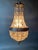 1980s 1980s French Louis XVI Silver Bronze Basket Chandelier 1Pc For Sale - Image 5 of 8