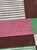 Beautiful and generously sized Mid-Century Modern wool rug from 1960s Czechoslovakia, featuring a striking geometric...