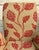 Mid 20th Century Pair of Vintage Skirted Swan Arm Chairs With Red Embroidered Textile For Sale - Image 5 of 15