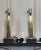 Brass Mid Century Modern Hollywood Regency Square Brass Table Lamps, a Pair For Sale - Image 8 of 12
