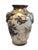 Chinoiserie Mid 20th Century Chinese Satsuma Large Twin Handled Vase For Sale - Image 3 of 7