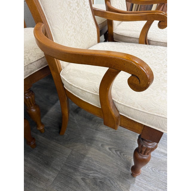 Vintage Stanley Furniture French Louis Provincial Dining Chairs - Set of 6 For Sale - Image 4 of 14