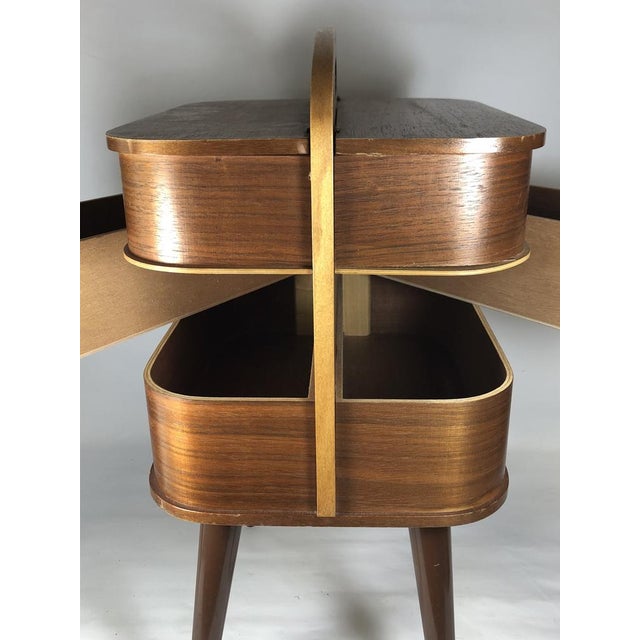 Vintage Danish Sewing Table For Sale - Image 12 of 18