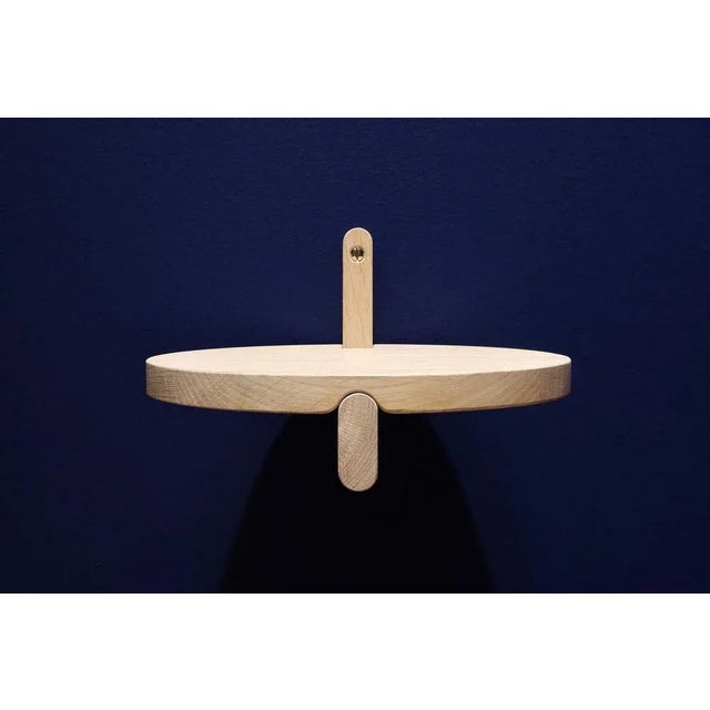 Not Yet Made - Made To Order Natural Rondelle Round Shelf with Hanger by Storängen Design For Sale - Image 5 of 6
