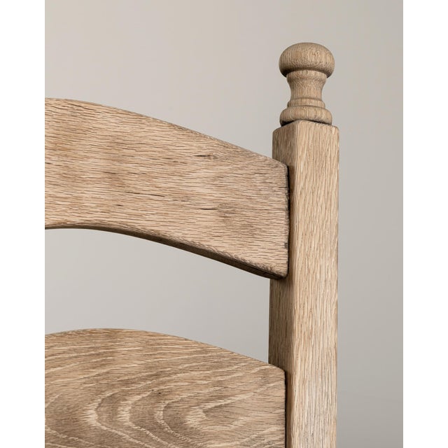 Set of Six Oak Dining Chairs, Antique, France, Circa 1970 For Sale - Image 10 of 18