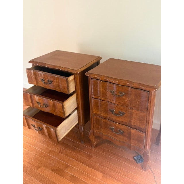 French Provincial 1960s French Provincial Nightstands For Sale - Image 3 of 6