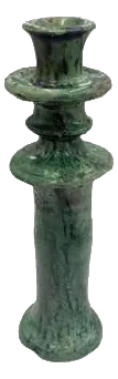 Moroccan Tamegroute Glazed Candlestick Holder