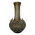 Vintage Chinese Archaistic Bronze Vase With Climbing Animal Handles and Raised Seal Base For Sale