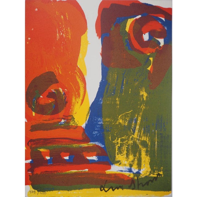 Bengt Lindström, Portrait of the Ancestor, Original Lithograph For Sale - Image 7 of 7